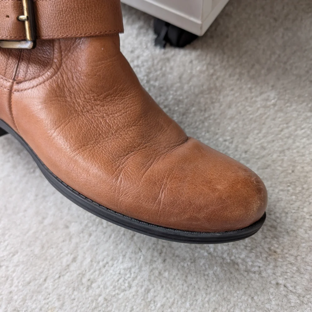 Brown Leather Riding Boots - Picture 8 of 14